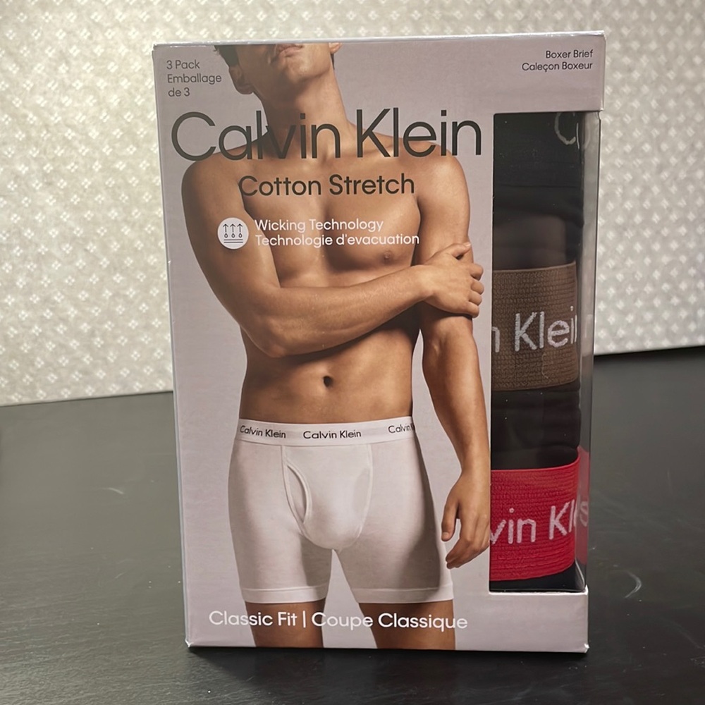 🆕Calvin Klein Cotton Stretch x3